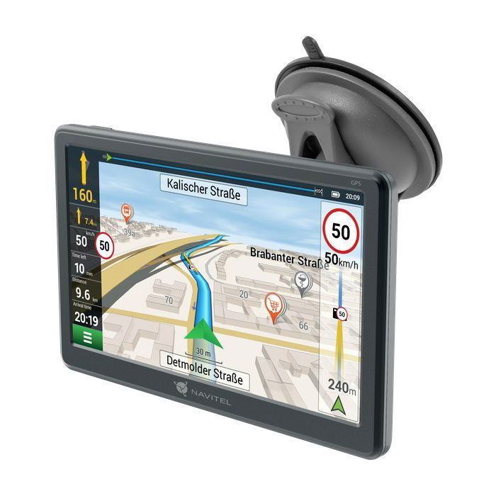 Navegador GPS - NAVITEL - E707 - Tela de 7 polegadas - Resolução 800x480 - Atualizações vitalícias