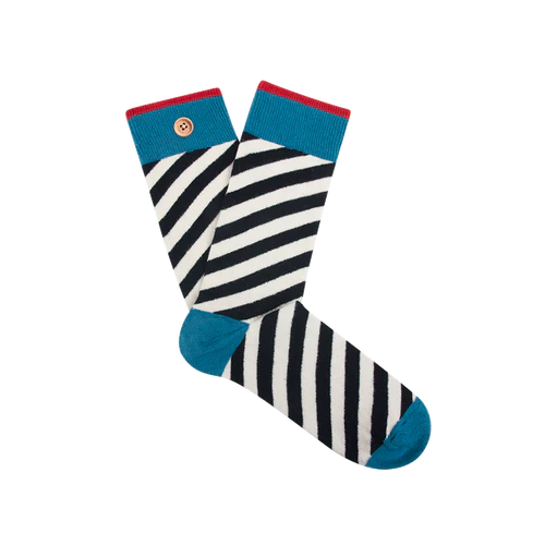 Cabaia Chaussettes Hugo & Laura - granatowy bleu marine