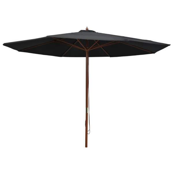 Parasol ogrodowy Czarny  vidaXL