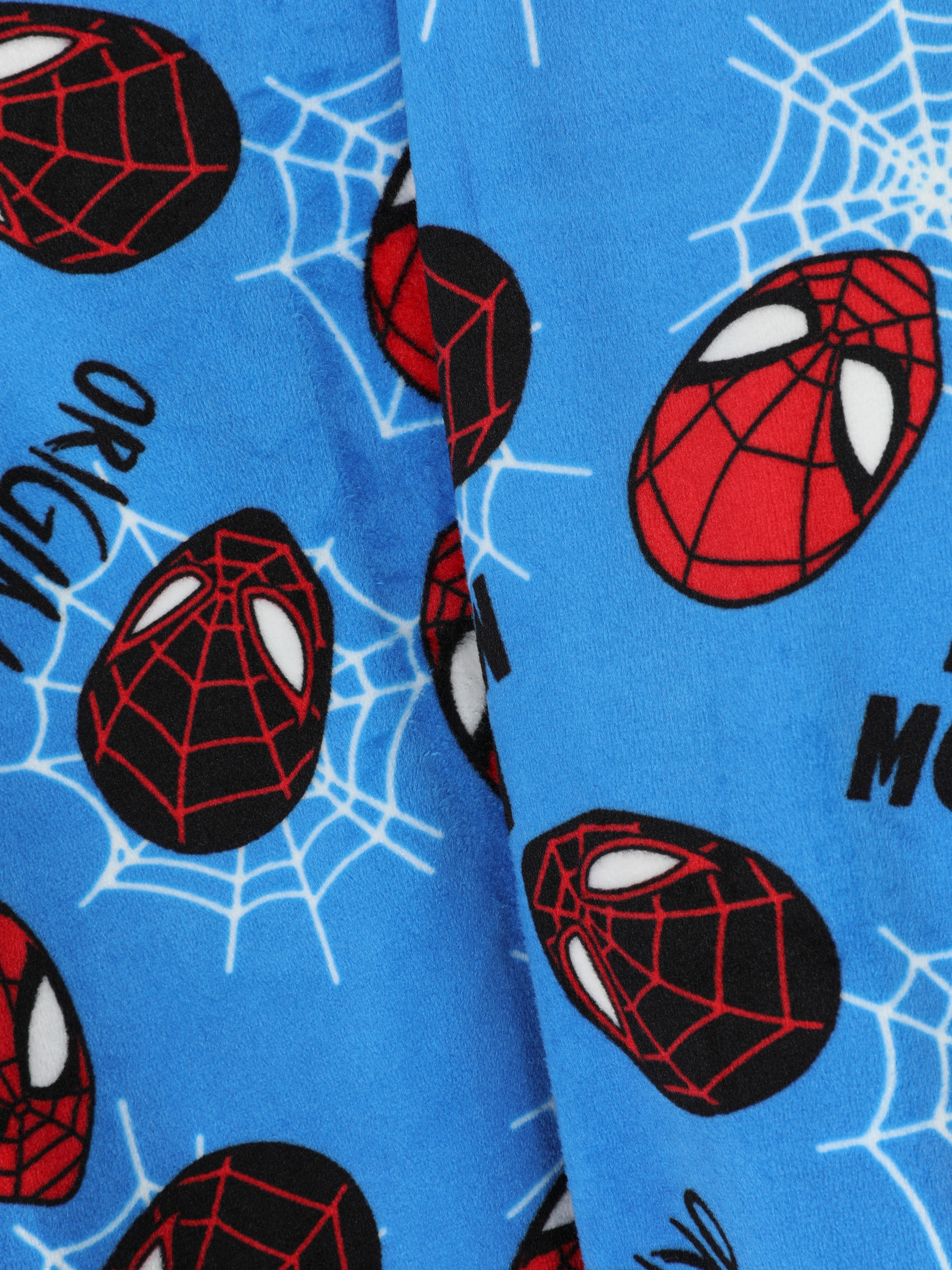 Pijamale Marvel Spider-Man cu tricou și pantaloni Pijamale Webtacular Spider-Man cu talie elastică pentru confort