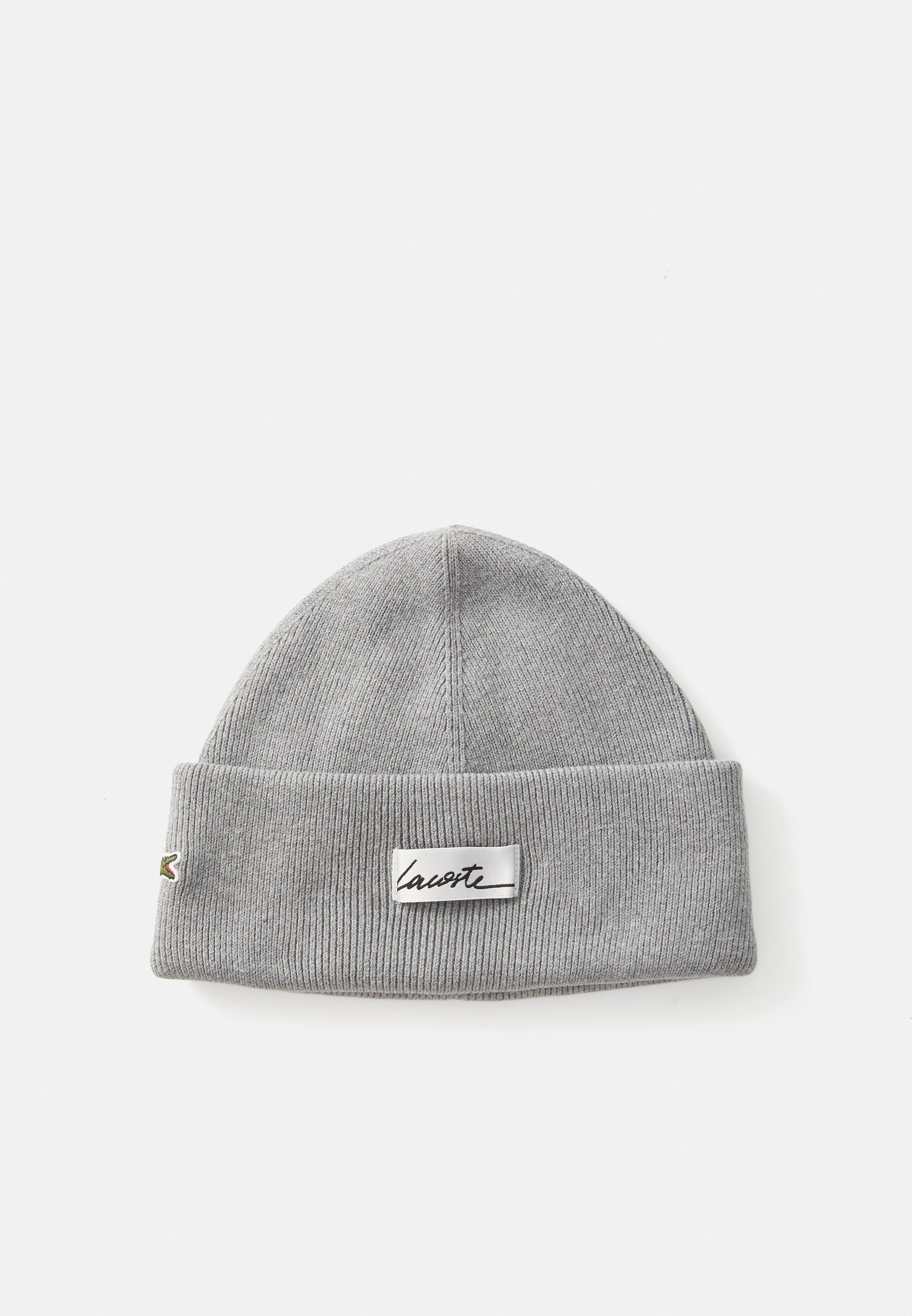 Lacoste muts unisex - Beanie - lichtgrijs