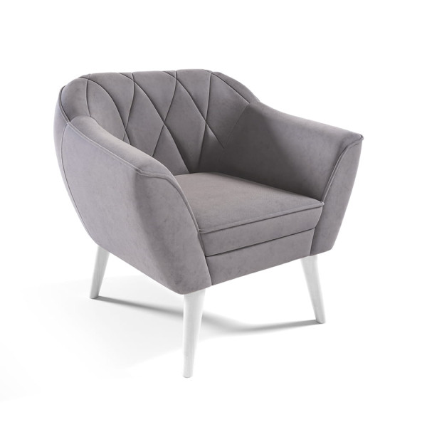 Fotel w stylu skandynawskim Ruby Velutto 15