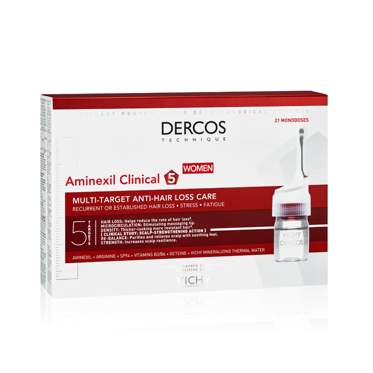 Vichy Dercos Aminexil Clinical Women Kuracja przeciw wypadniu włosów u kobiet