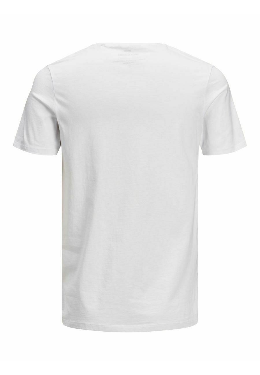 T-shirt à col rond Jack & Jones avec logo JJECORP - Imprimé blanc, gros caractères/noir