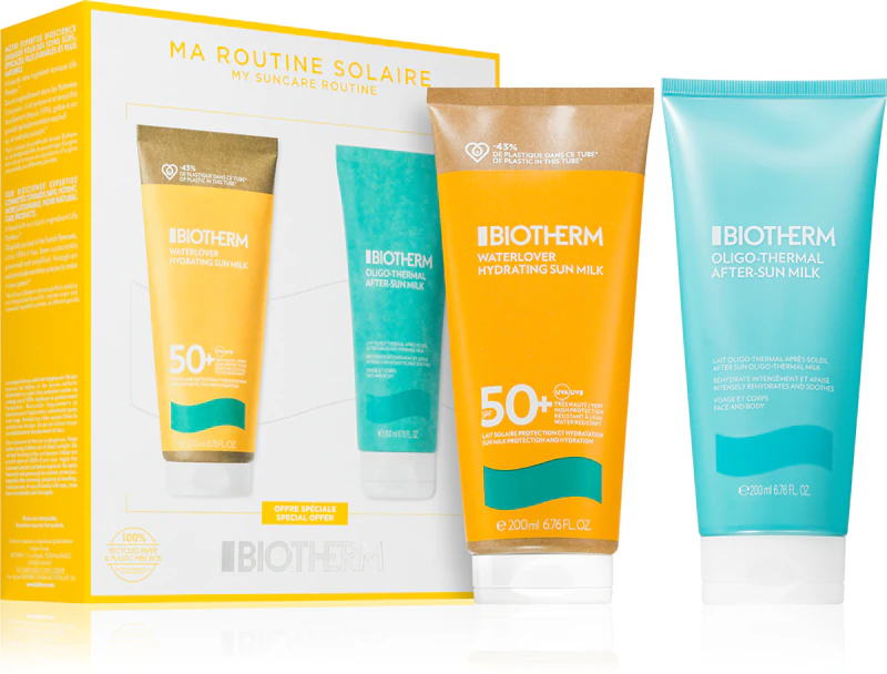 Biotherm Waterlover Sun Milk unisex cadeauset