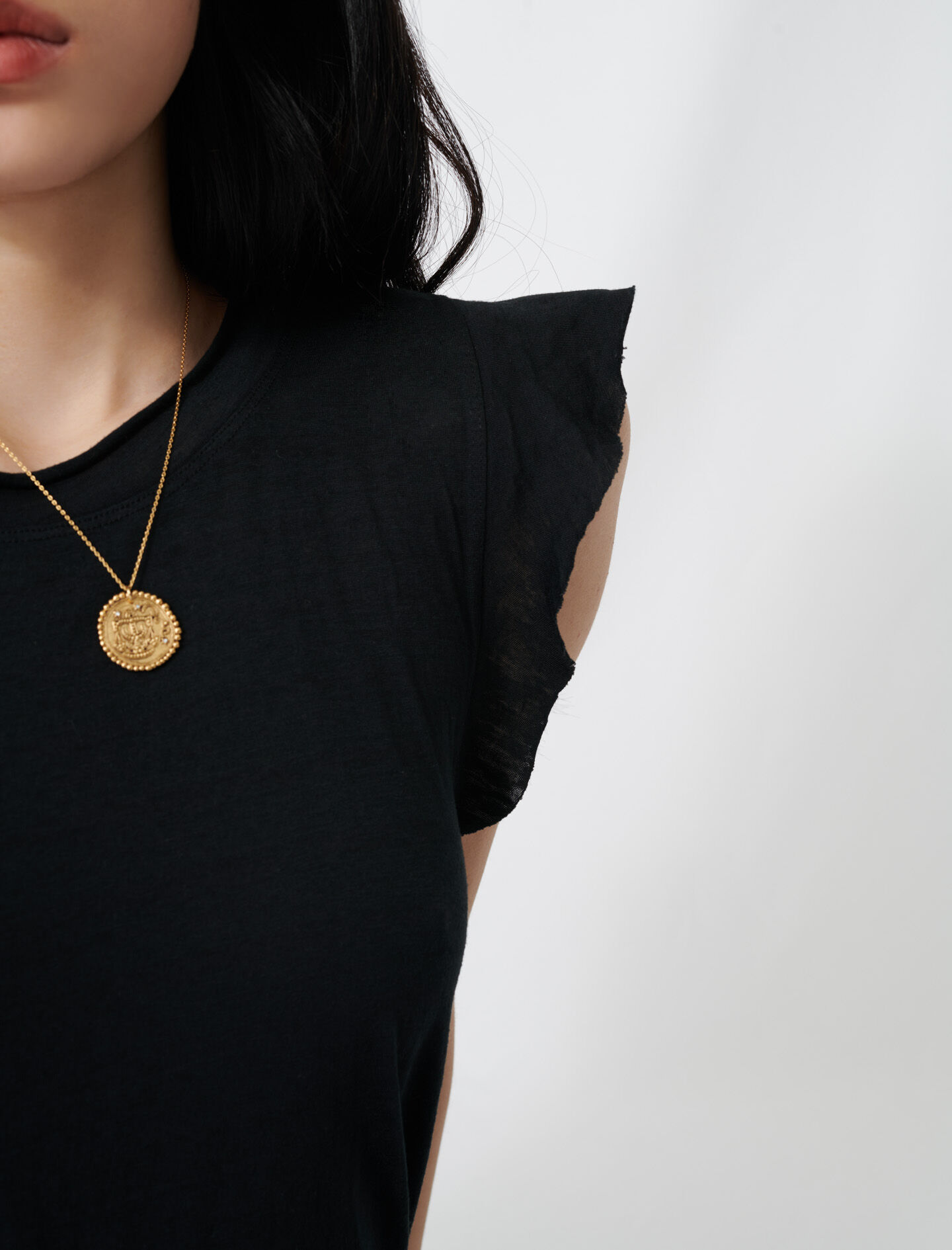 Ketting met sterrenbeeld Vissen - Verouderd messing