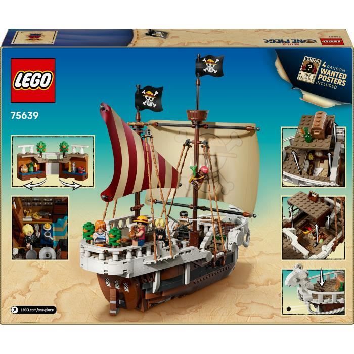 LEGO ONE PIECE 75639 El barco pirata Going Merry - Set de construcción para niños de 10 años en adelante