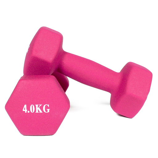  Neoprenbeschichtete Hanteln (2er-Set) 4 kg Gladiatorfit