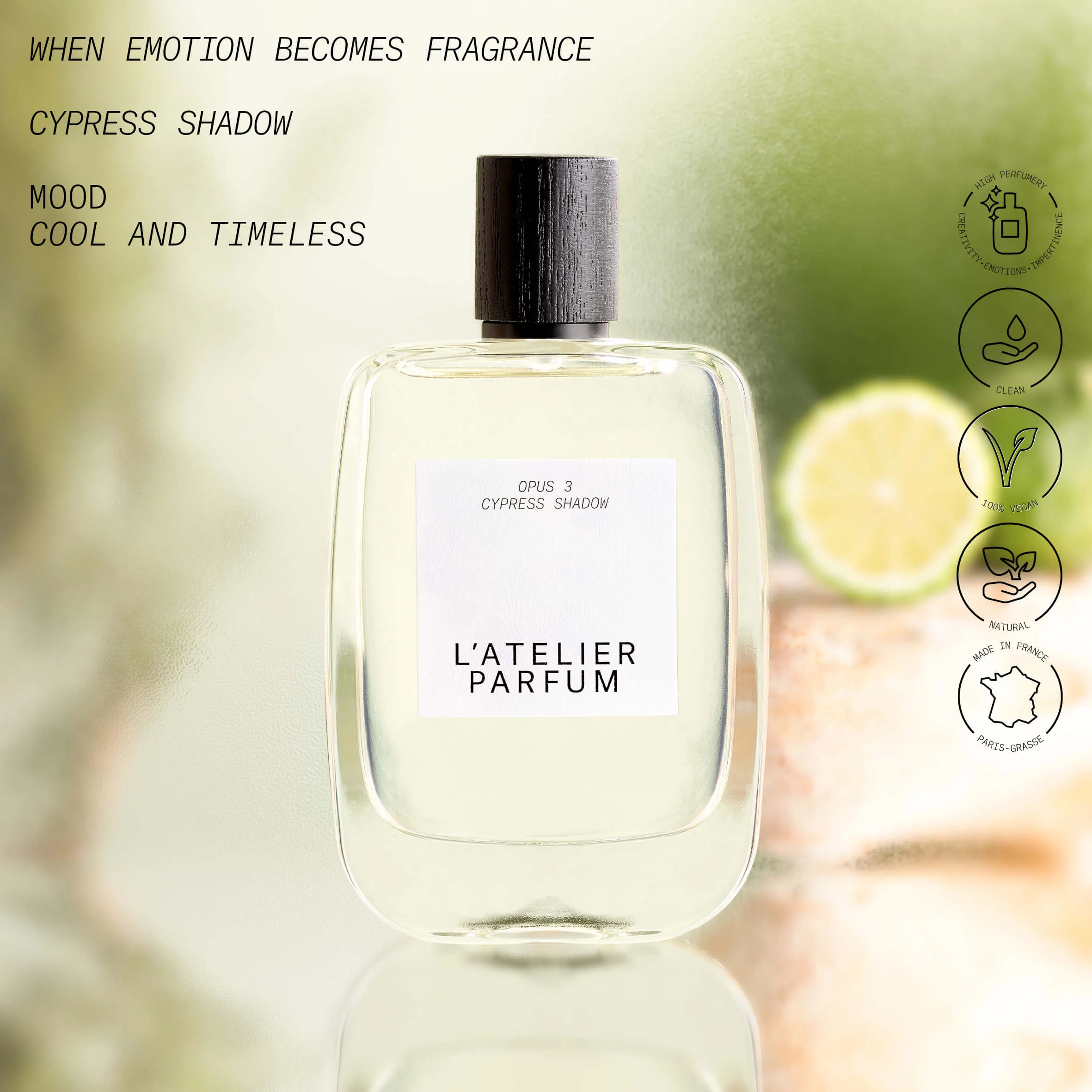 Opus 3 - Shots Of Nature Cypress Shadow - Eau de Parfum Unisex, Eau de Parfum