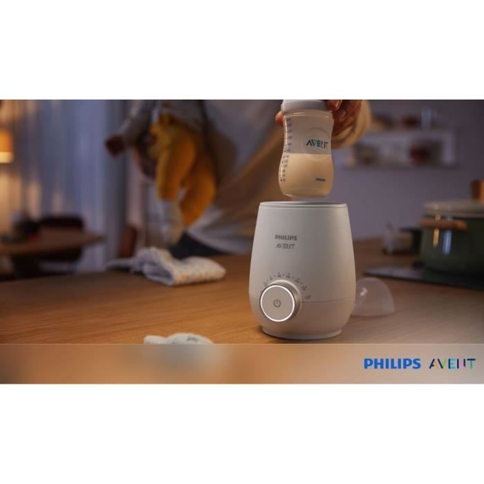 Scaldabiberon elettrico - PHILIPS AVENT - Riscaldamento uniforme - Tecnologia a bagnomaria - Timer - Spegnimento automatico