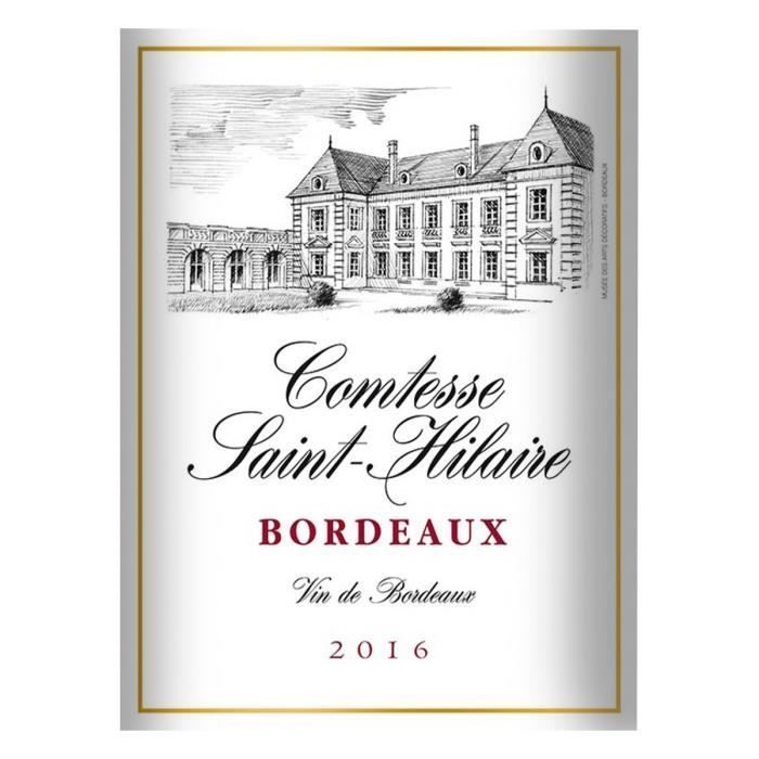 Magnum Comtesse Saint-Hilaire 2016 Bordeaux - Vinho Tinto Bordeaux