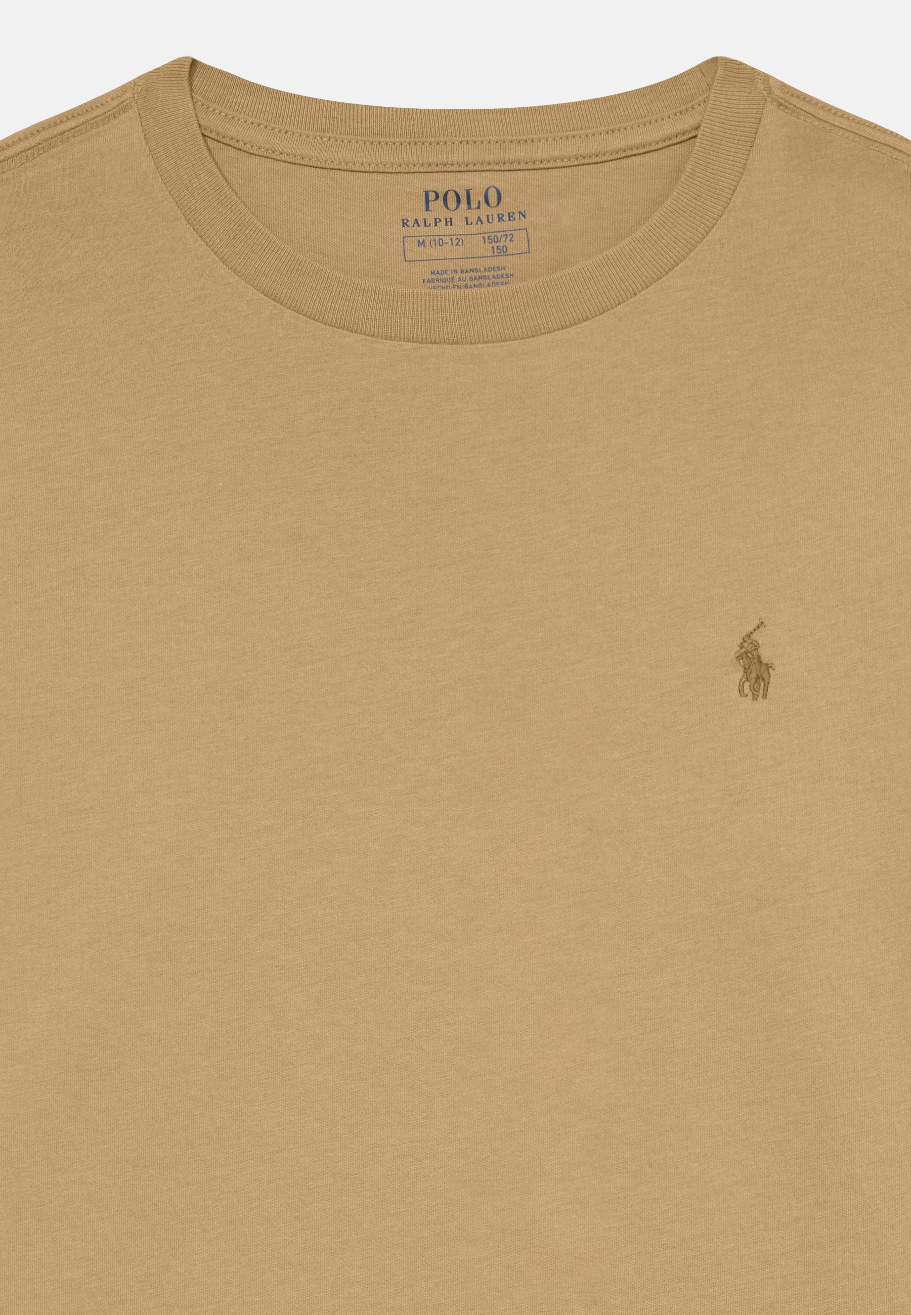Koszulka Polo Ralph Lauren z długim rękawem z bawełny - Bluzka z długim rękawem - kolor khaki vintage
