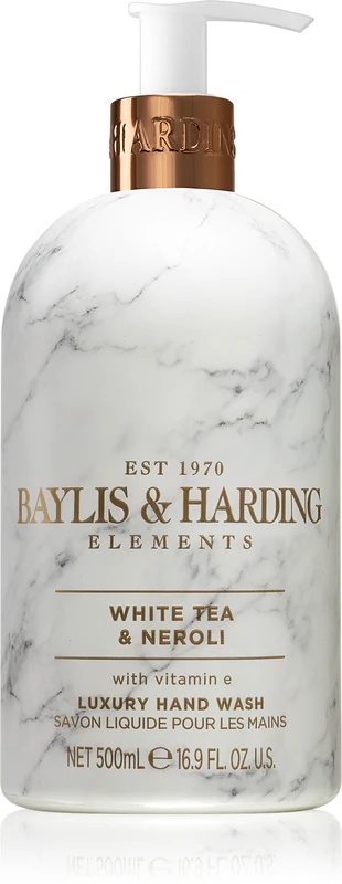 „Baylis & Harding Elements“ skystas rankų muilas su baltąja arbata ir neroli
