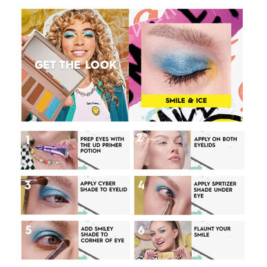 „Urban Decay Mini Naked Smiley Chill Happy“ akių šešėlių paletė, 1 vnt., 1 vnt.