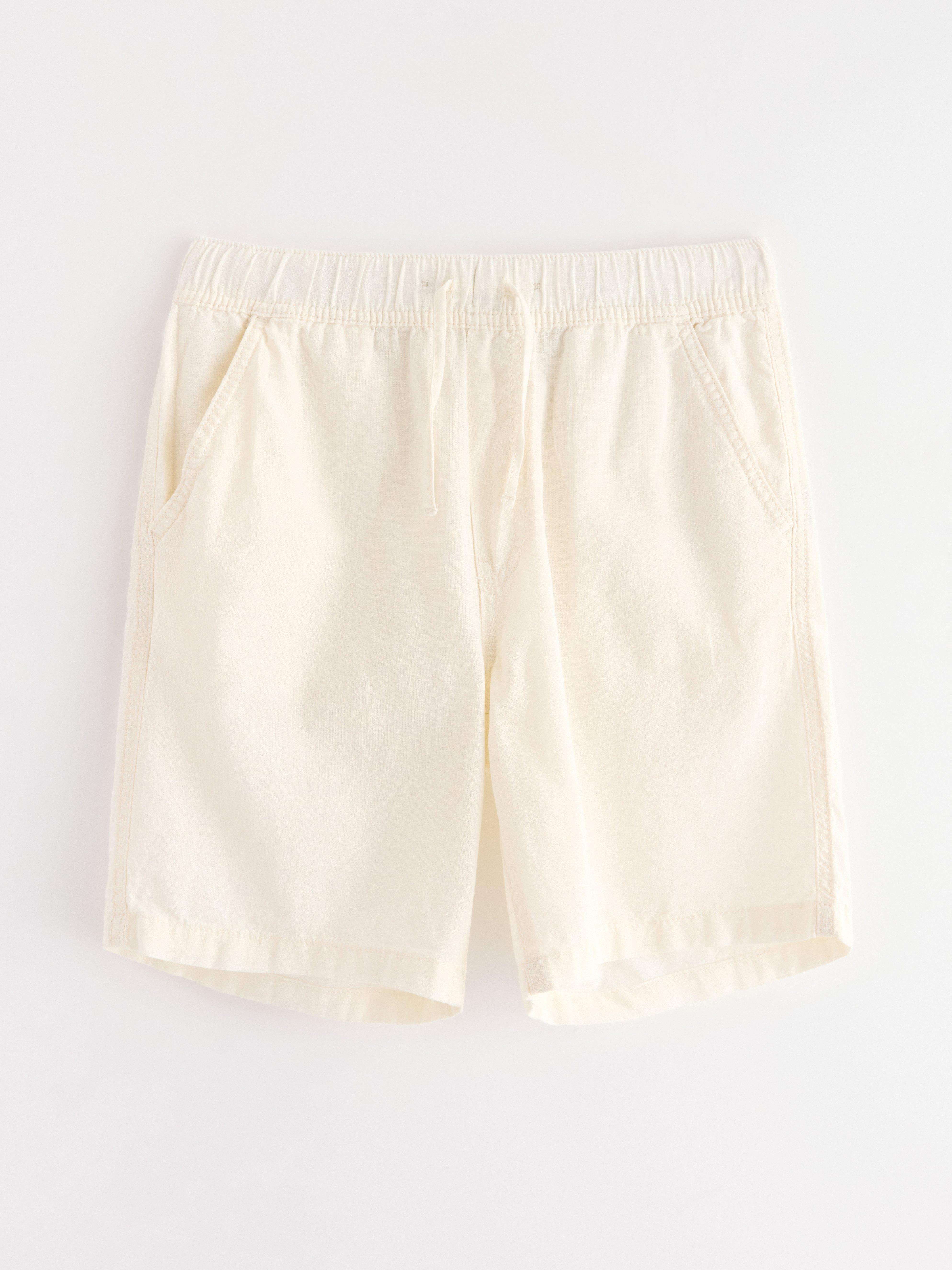 Shorts i linblanding i off-white