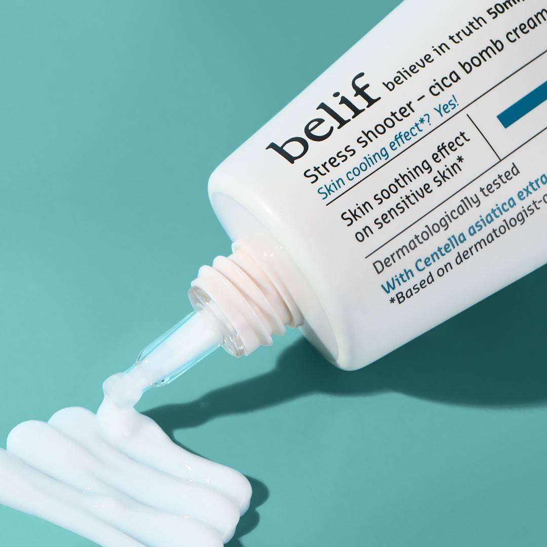 belif Aqua bomb cica cream stress shooter