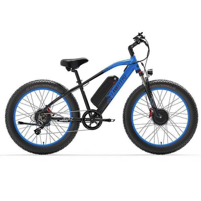 Vélo électrique Lankeleisi MG740Plus*Batterie Samsung 20AH*Moteur 2*1000W*26''Fat Pneus*Frein hydraulique*Noir