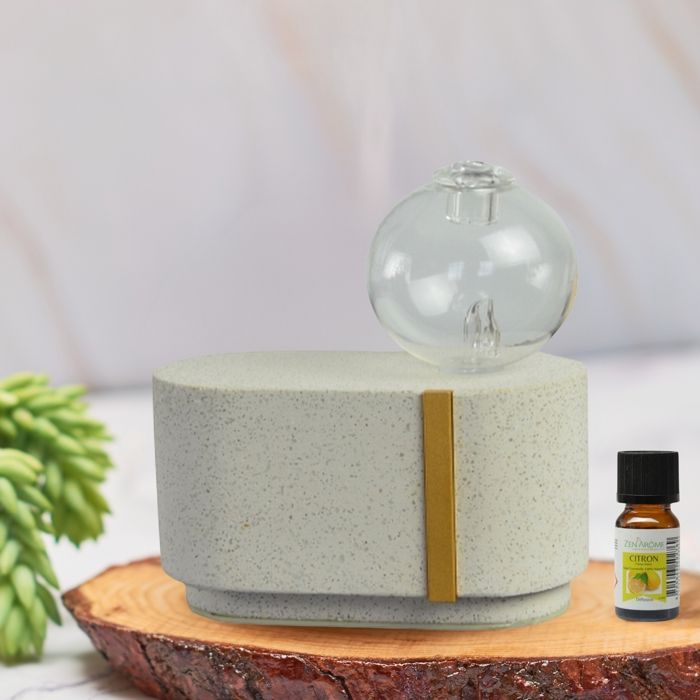 Diffusore di oli essenziali a nebulizzazione Zen'Arôme Cimio - Diffusore a freddo - Ideale per aromaterapia - Potenza regolabile