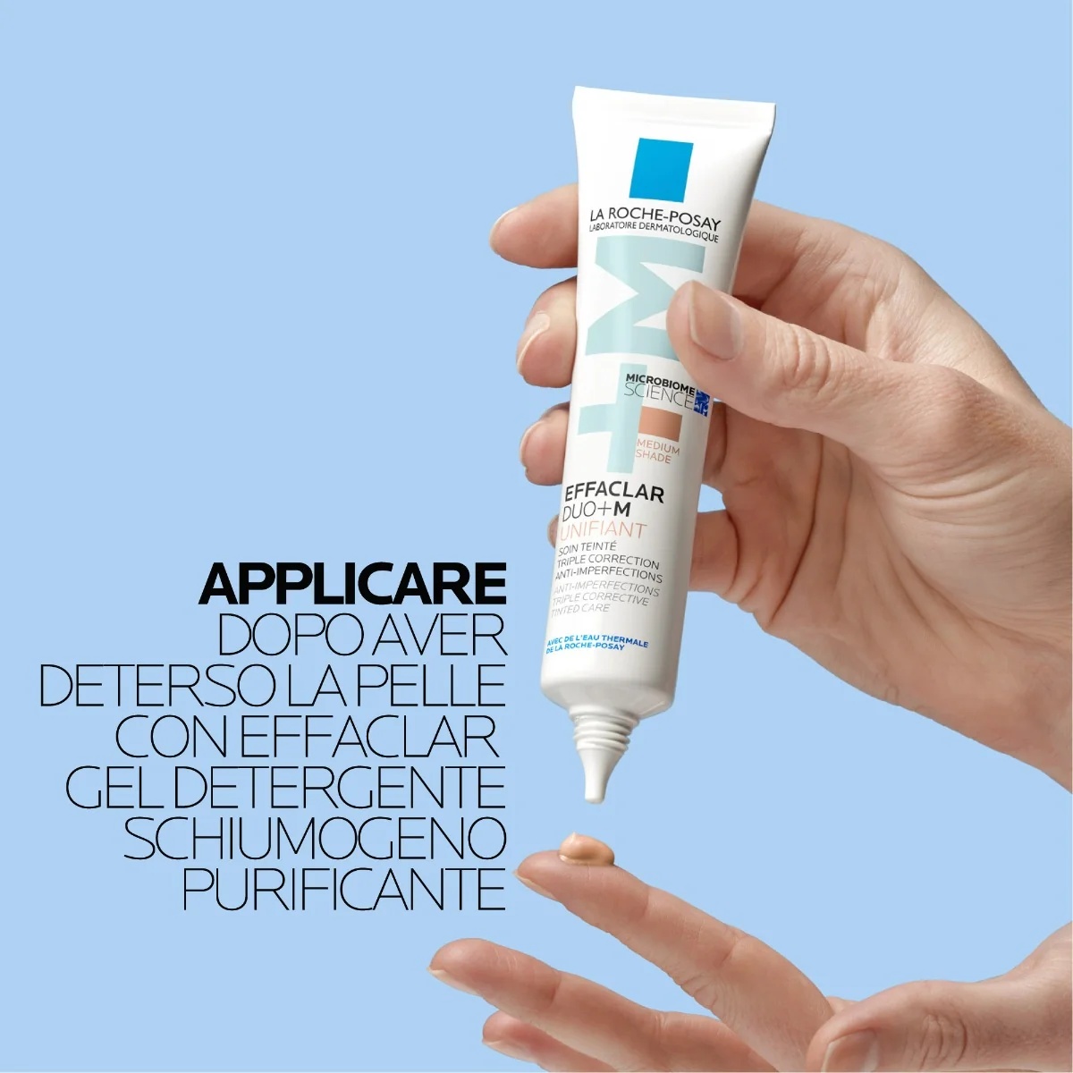 LA ROCHE-POSAY Effaclar Duo +M Unifiant Medium 40 ml Corrigerende, egaliserende en zuiverende behandeling