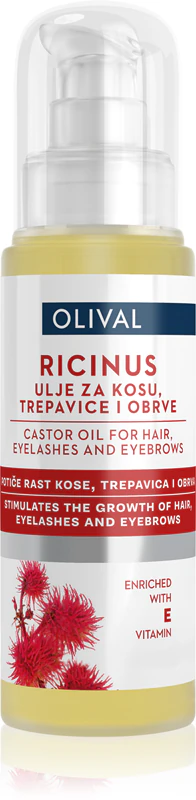 Olival Castor Rizinusöl für Augenbrauen und Wimpern