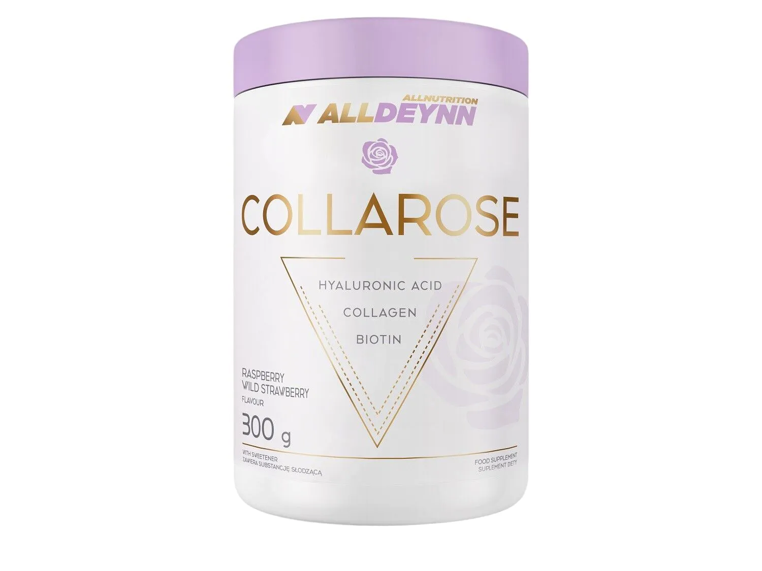 Allnutrition Alldeynn Witaminy i Minerały Collarose Raspberry Wild Strawberry, Proszek
