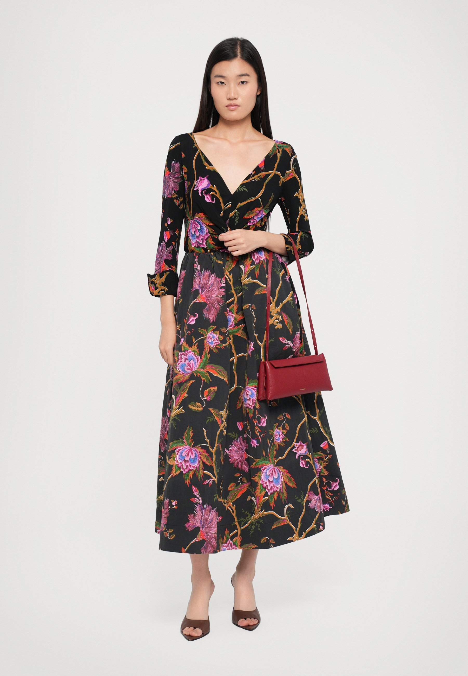 Robe portefeuille ballerine Diane von Furstenberg - Robe de jour - Noir Serenissima