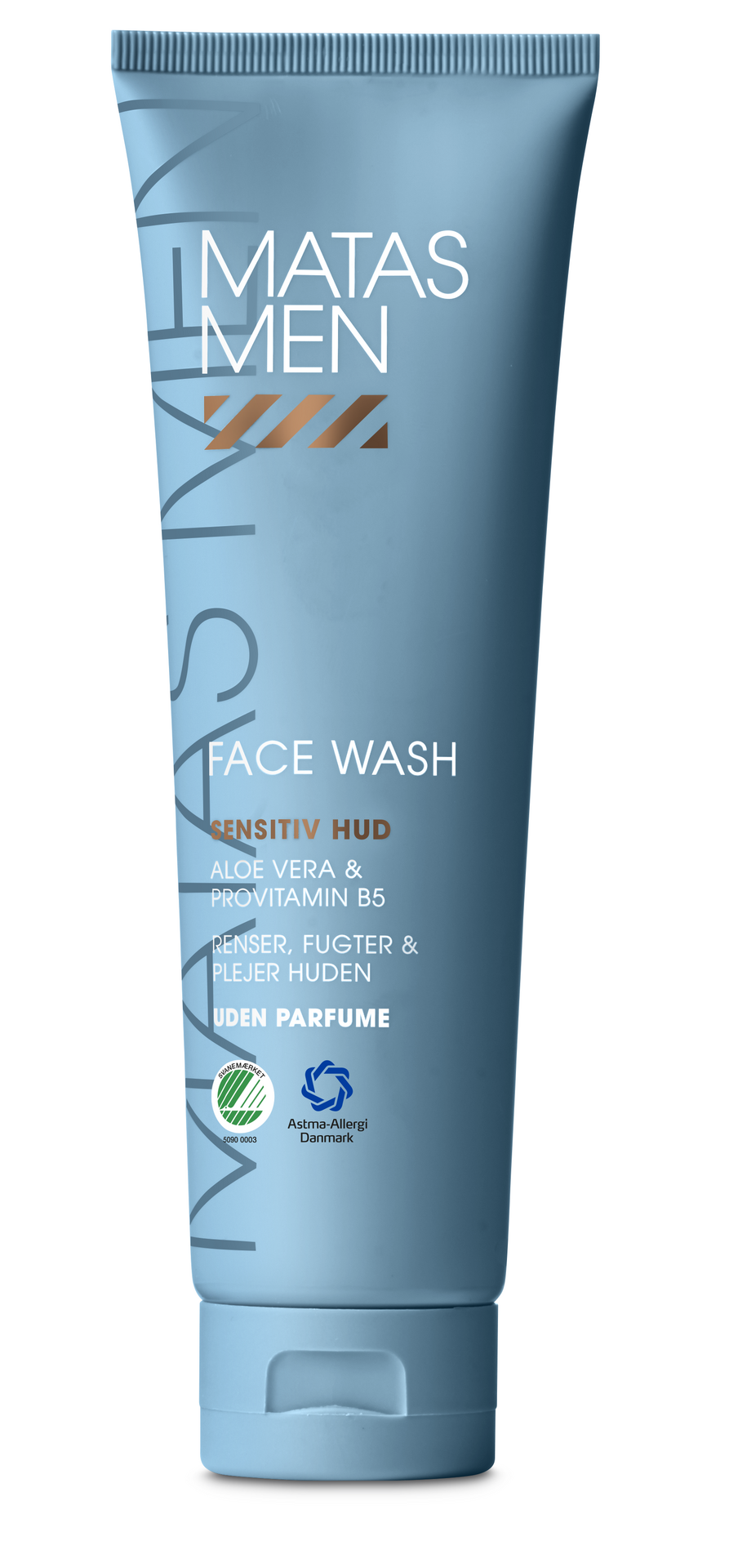 Gel de curățare facială pentru bărbați, pentru ten sensibil, fără parfum, 150 ml - MATAS STRIBER
