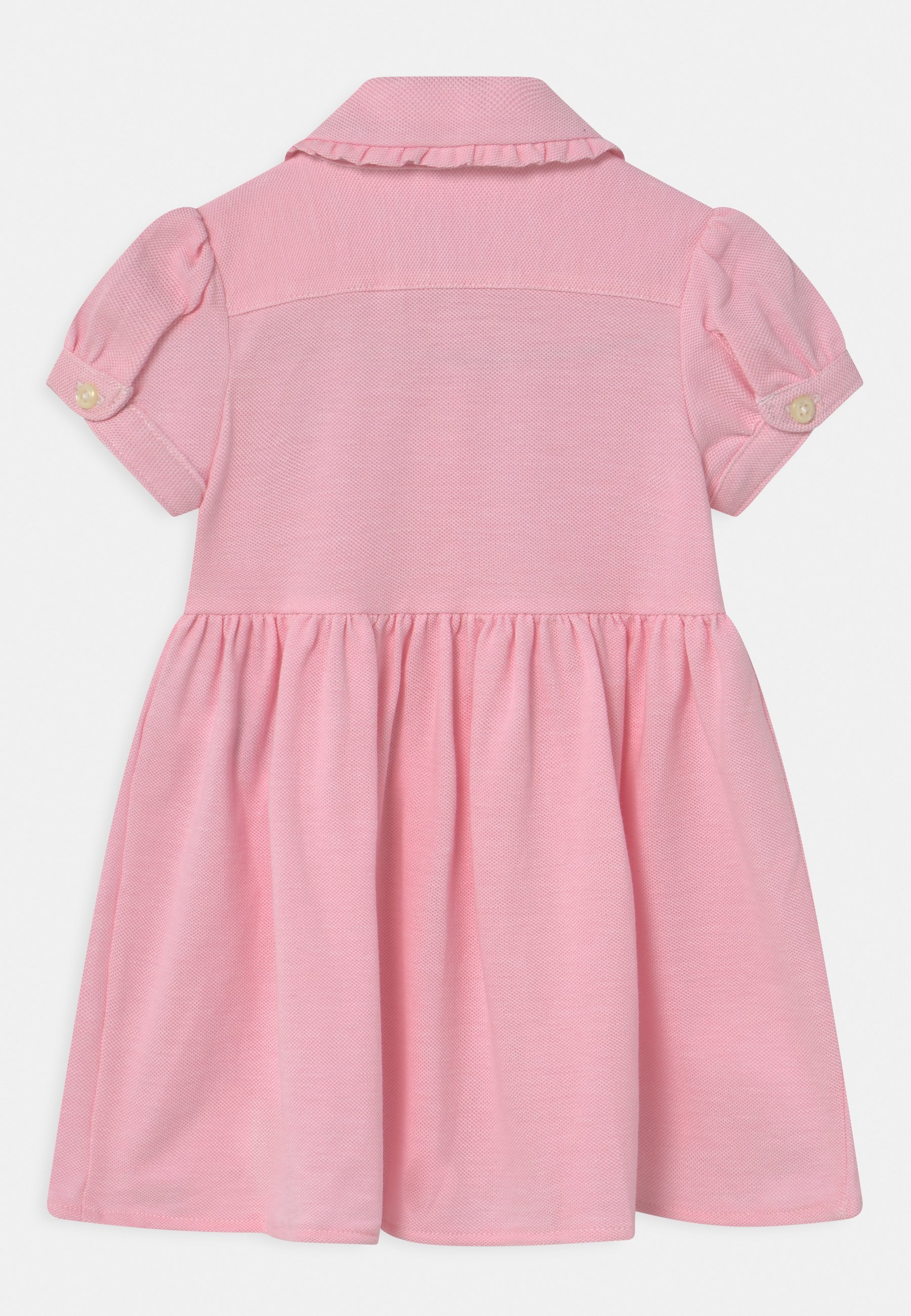 Polo Ralph Lauren effen Oxford jurken - Dagjurk - karamelroze