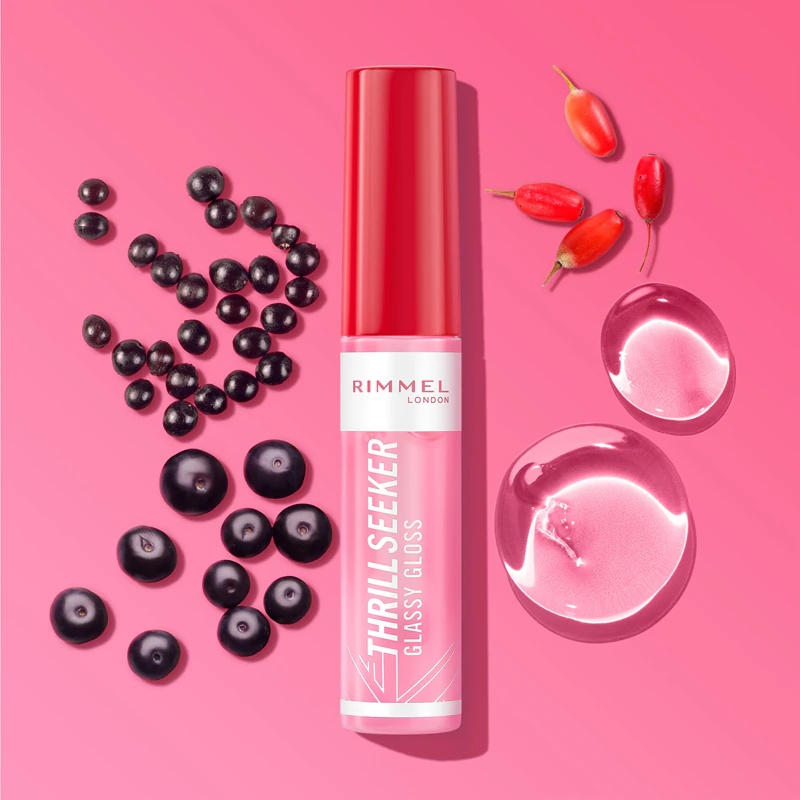 Rimmel Thrill Seeker Glassy Gloss сјај за усне за повећање волумена