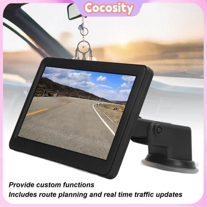Navegador GPS Cocosity de 7 pulgadas, navegador GPS inalámbrico para coche, sistema de navegación GPS con pantalla táctil para motocicletas.