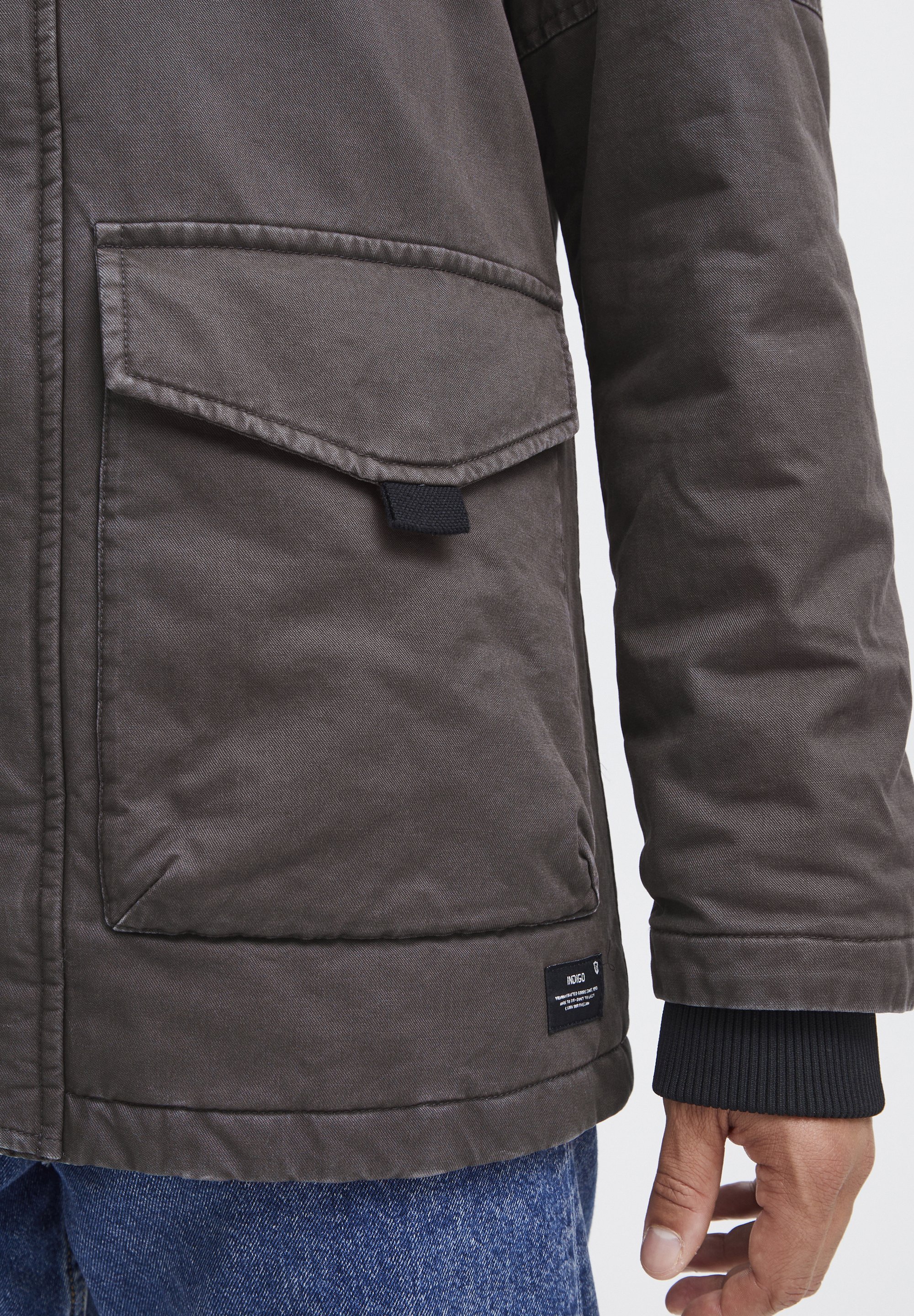 INDICODE JEANS IDHempe - Parka - grigio scuro