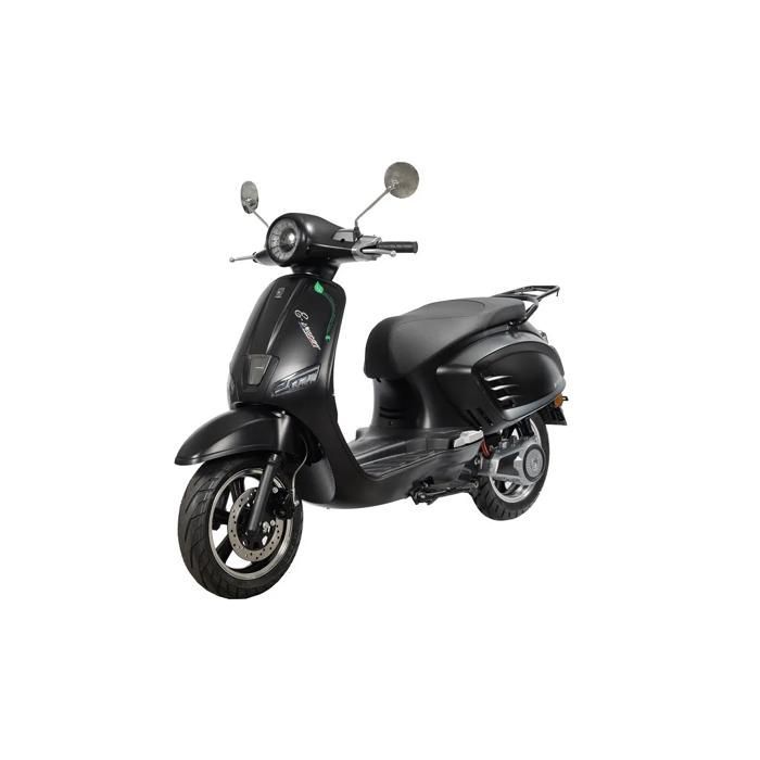 Scooter Électrique VISCOT 125cc – Moteur Brushless 5900W, Autonomie 120 km - Couleur: Noir