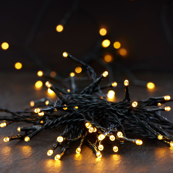 Galaxie-Lichterkette mit 1000 LEDs, bernstein