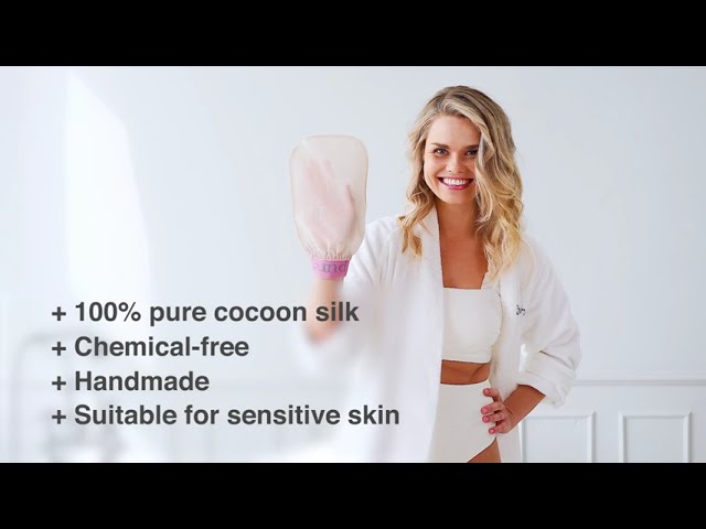 Guante exfoliante âme pure So Silky Mitt 100% seda pura