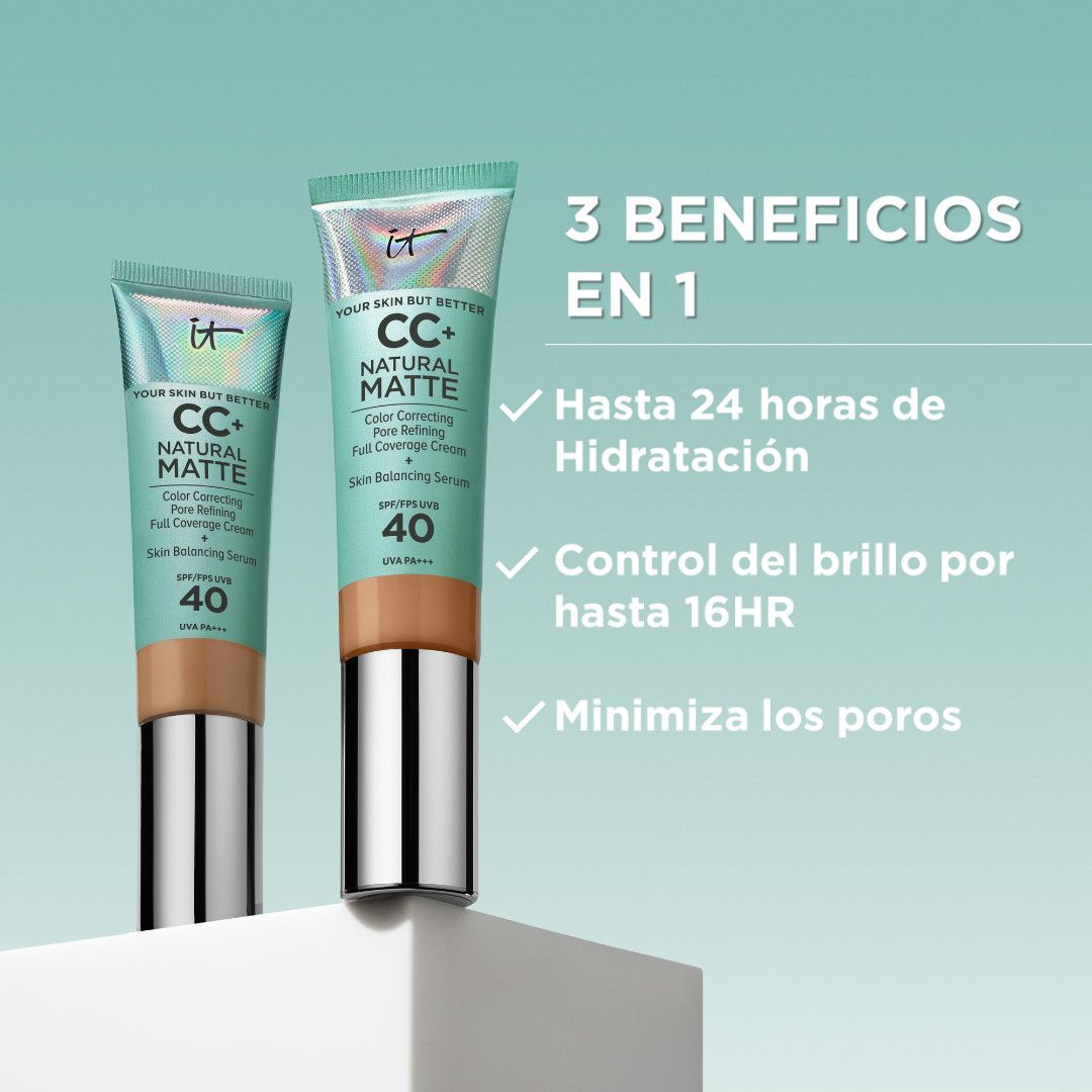 CC Natural Matte SPF 40 матирајућа подлога за шминку за контролу сјаја Луксузна ББ и CC крема