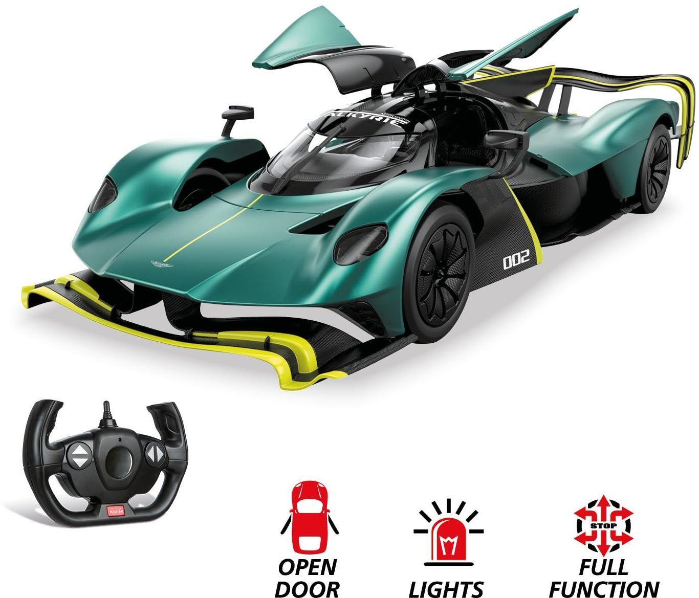 Kauko-ohjattava auto - MONDO MOTORS - Aston Martin Valkyrie AMR Pro RC - mittakaava 1:14