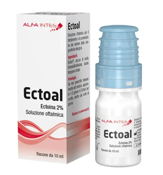 ALFA INTES Ectoal solução oftálmica anti-inflamatória 10 ml