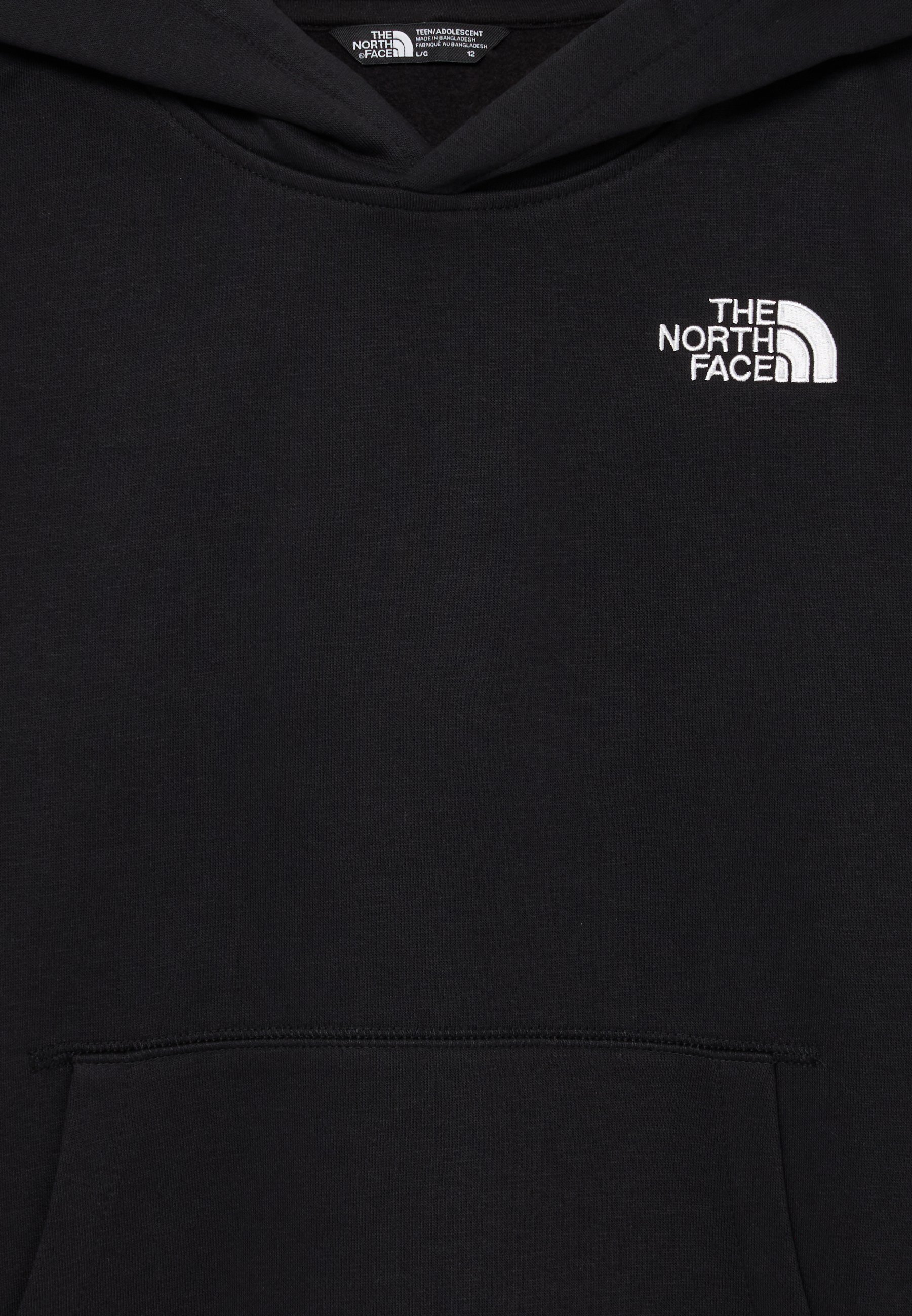 The North Face TEEN ESSENTIAL OVERSIZED HOODIE UNISEX - Sweatshirt - zwart