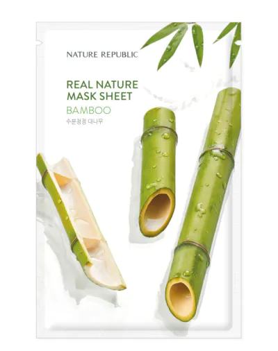 Nature Republic Real Nature Bamboo Mask Sheet 23ml