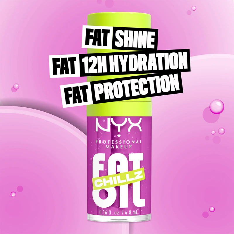 Olej na pery NYX Professional Makeup Fat Oil Chillz s chladivým účinkom