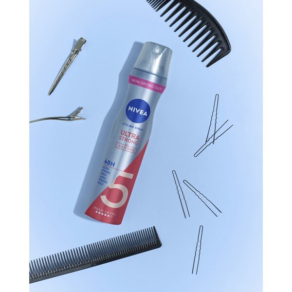 NIVEA Hold 5 Ultra Strong lak za oblikovanje kose<br>250ml