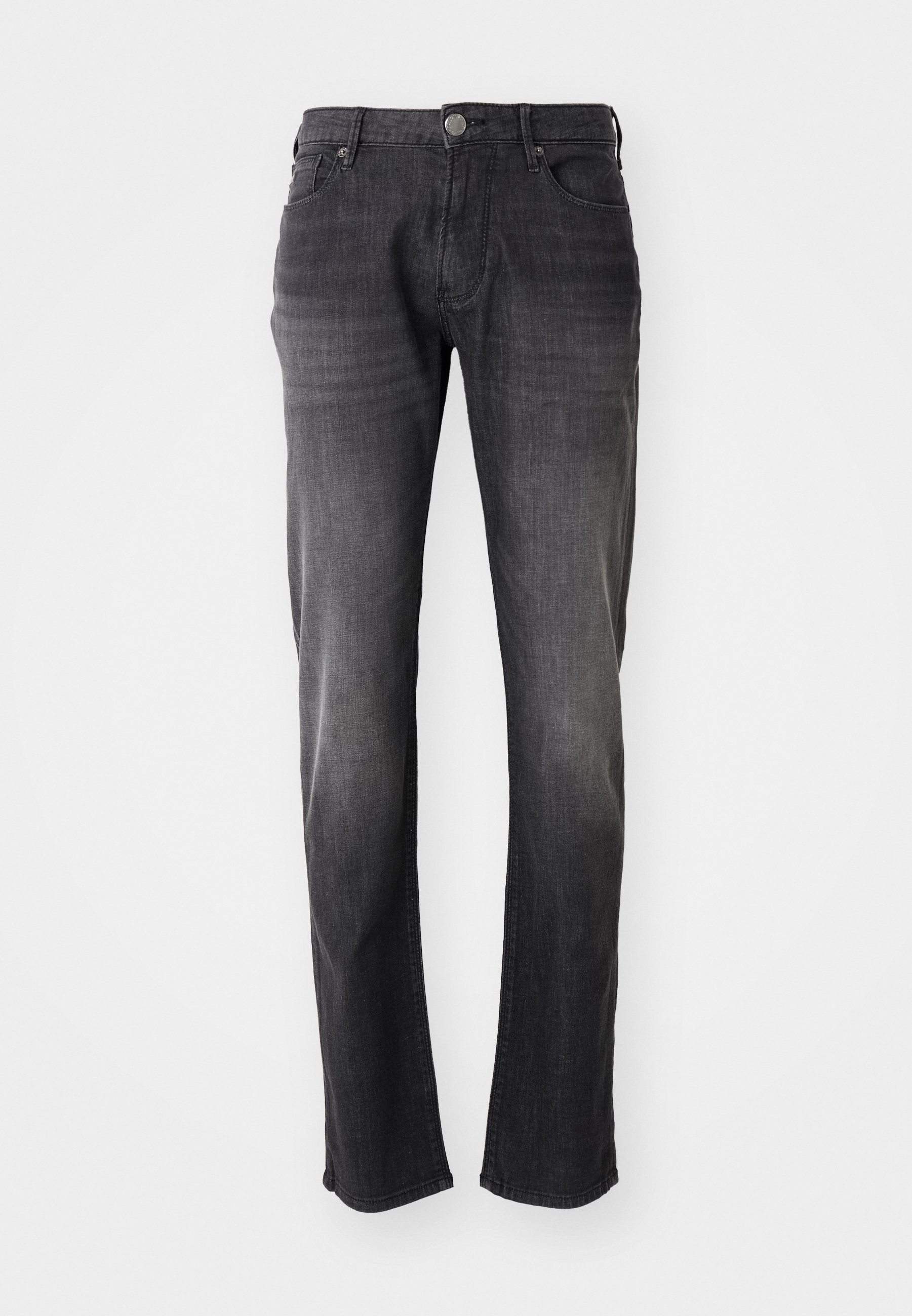 Emporio Armani 5 POCKETS PANT - Jeans med straight leg - medium grey denim