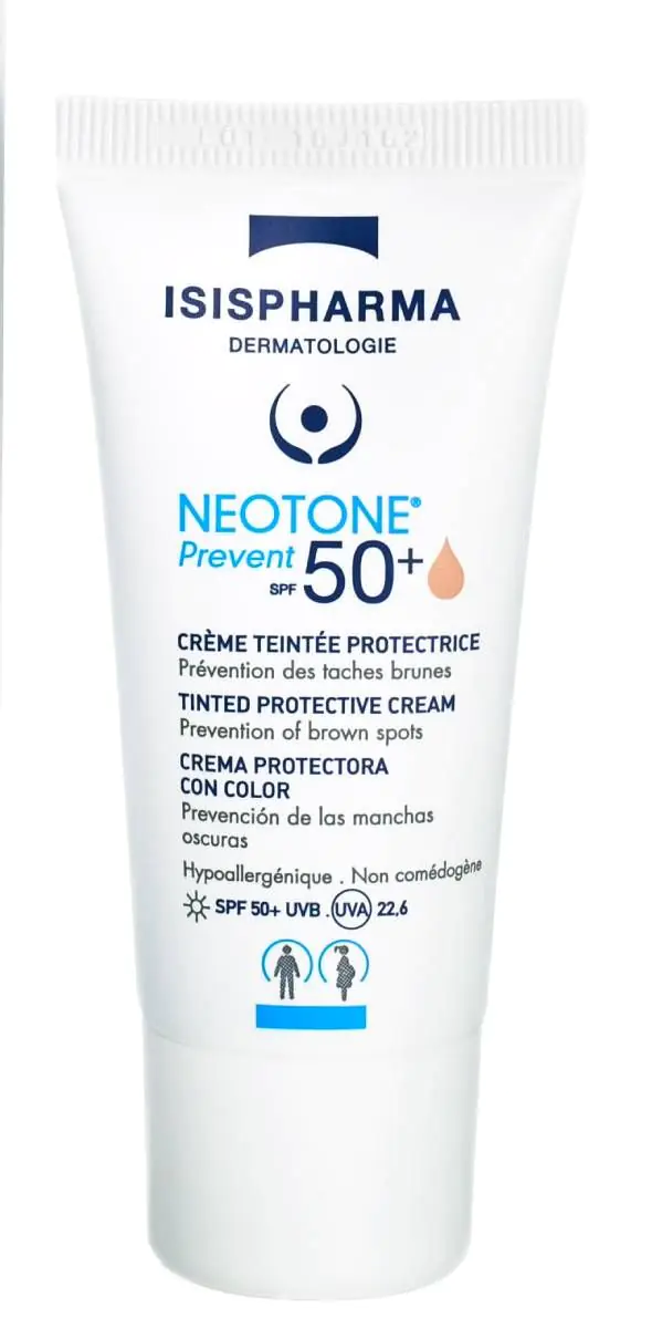 Isispharma Neotone Prevent SPF50+ - Ochronny krem tonującyśrednie zabarwienie 30ml