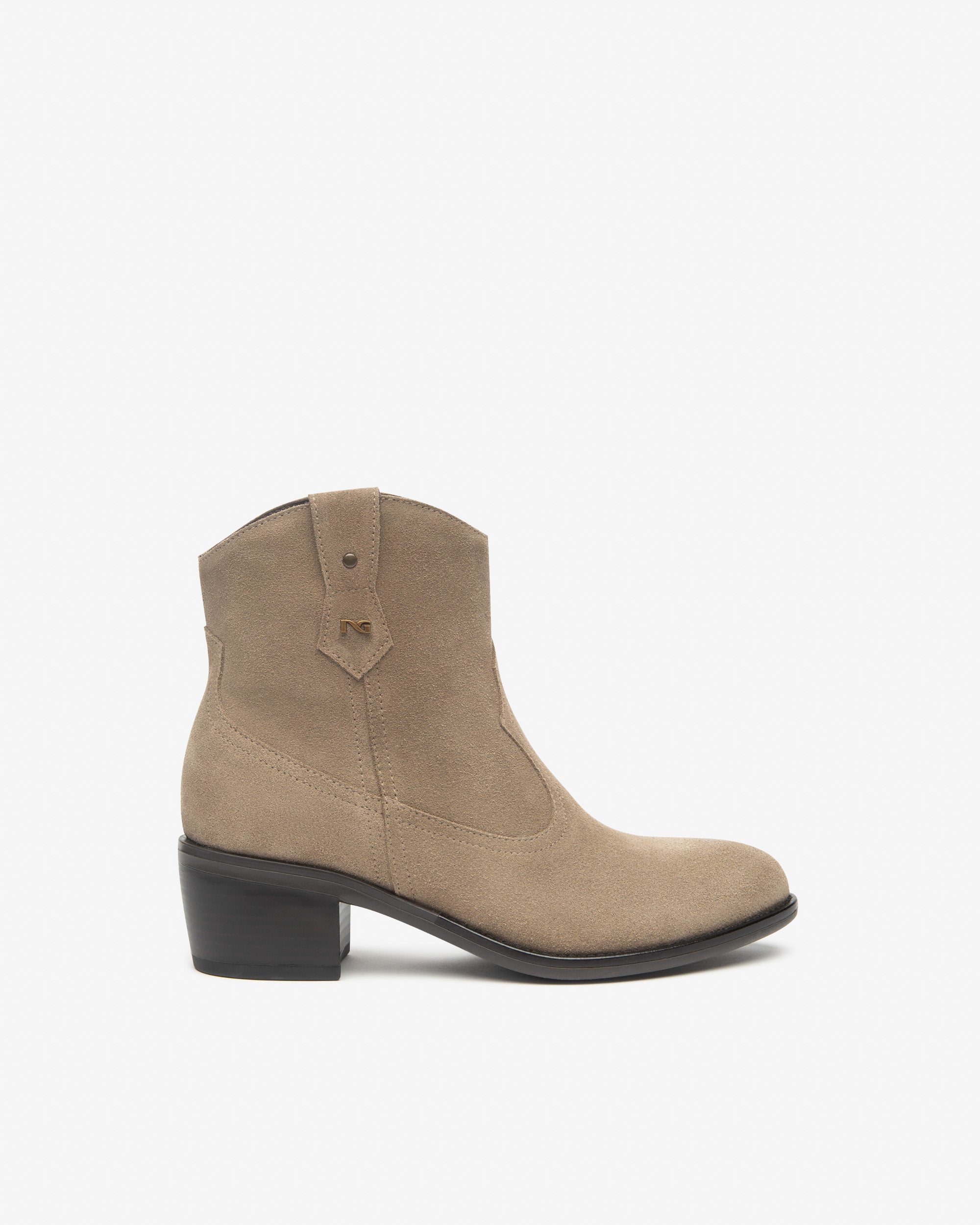  Damen-Wildlederstiefeletten