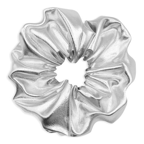 „Oh My Hair Scrunchie“ sidabrinė plaukų gumelė Plaukų aksesuarai