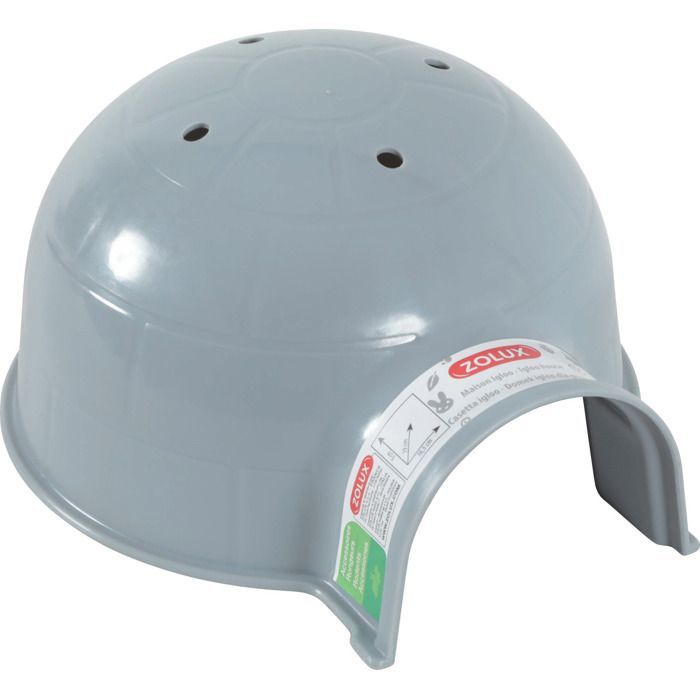 Igloo in plastica grigia per piccoli roditori - Zolux