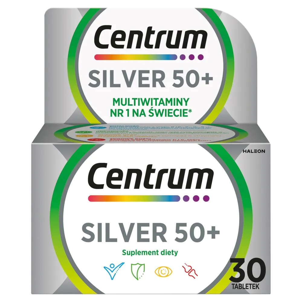 Centrum Silver Zestaw witamin i minerałów, 30 tabletek