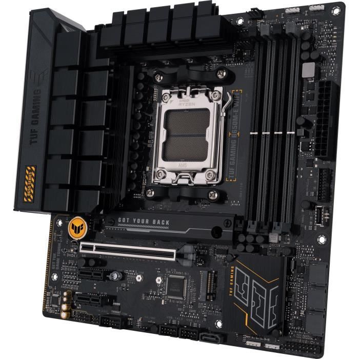 Carte mère - ASUS - TUF GAMING B650M-E WIFI - AMD B650 - Emplacement AM5 micro ATX