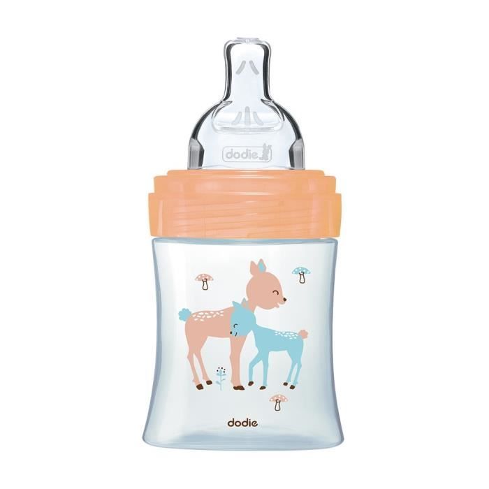Biberon in vetro anticolica Dodie Sensation+ +0m Beige Cervo 150ml