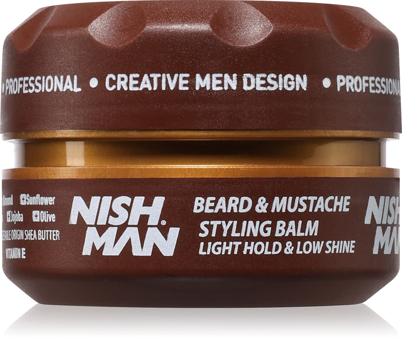 Barba e bigode de homem Nish wosk do brody